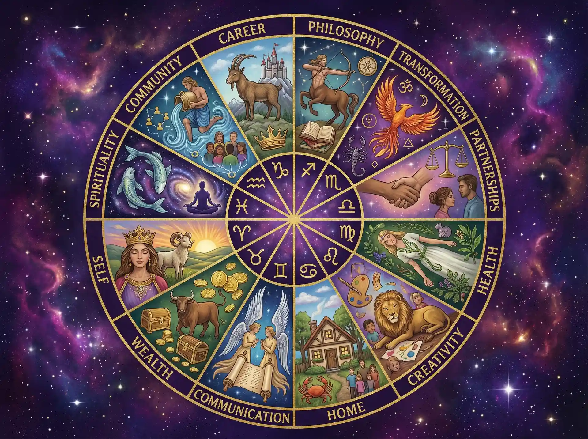 十二宫位解析 - 狼群视频在线资源 | 占星学知识